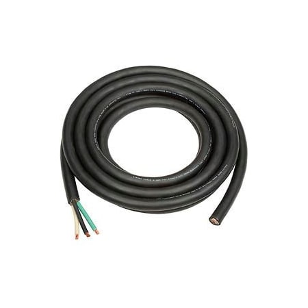 Global Industrial 25' L Cable SO 4/3 Wire For Salamander Heater, With Terminals 246065